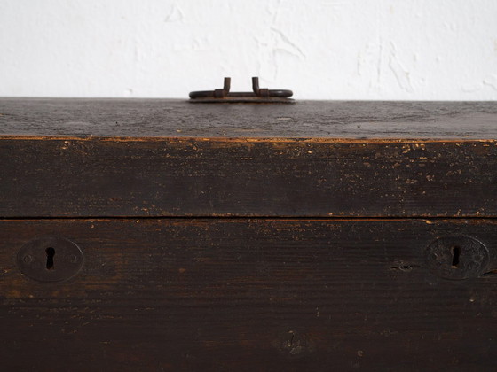 Antique chest with dark patina (c.1920) #10 – Chest of drawers, Rustic (photo 38 of 40)