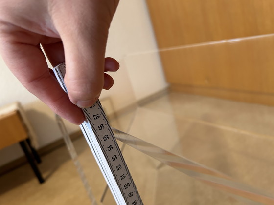 Image 1 of Acrylic corner table - Space Age 60s/70s