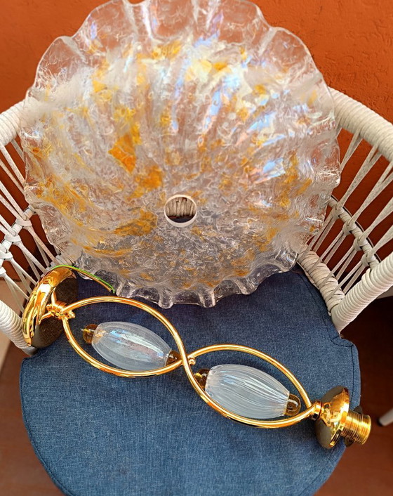 Image 1 of MURANO chandelier from the Flora collection by Sylcom - Fixed Height - New