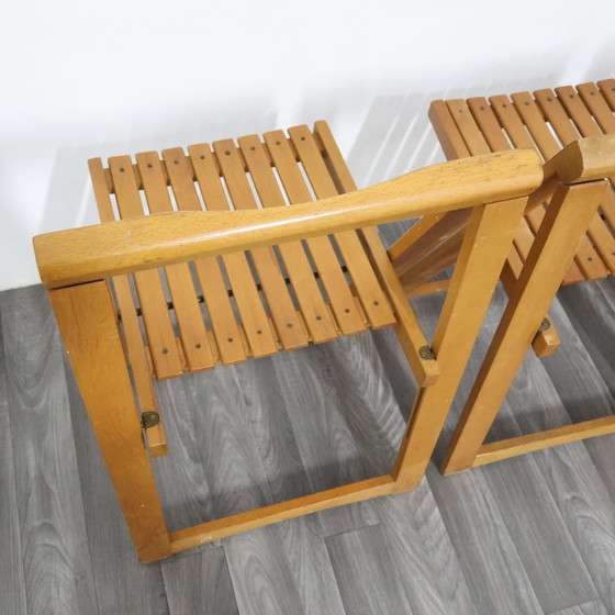 Image 1 of Aldo Jacober For Alberto Bazzani 4 Chairs Mod. Trieste 1960s Vintage Design