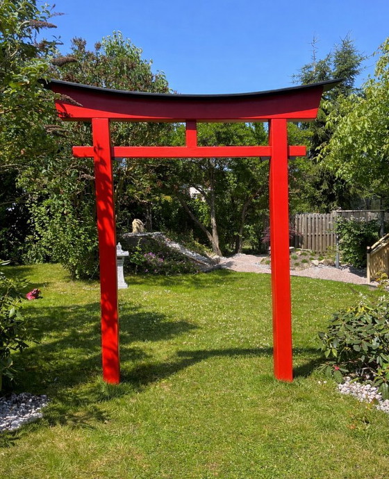 Image 1 of Japanse Torii Myōjin-poort, 248 × 238 cm, handgemaakt.