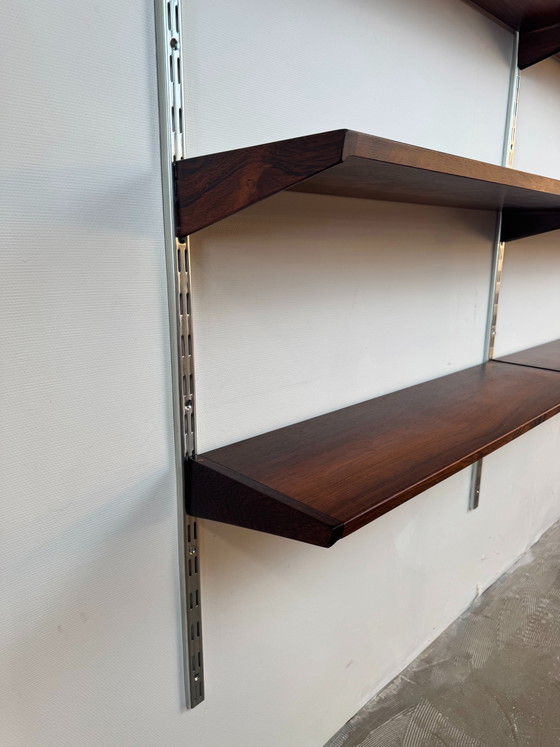 Image 1 of Kai Kristiansen palissander wandsysteem van Feldballes Møbelfabrik – Deense modulaire elegantie