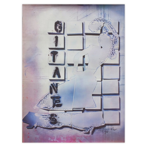 Gitanes – Hommage À Max Ponty Poster Roger Pfund 1991 – Paper (photo 2 of 5)