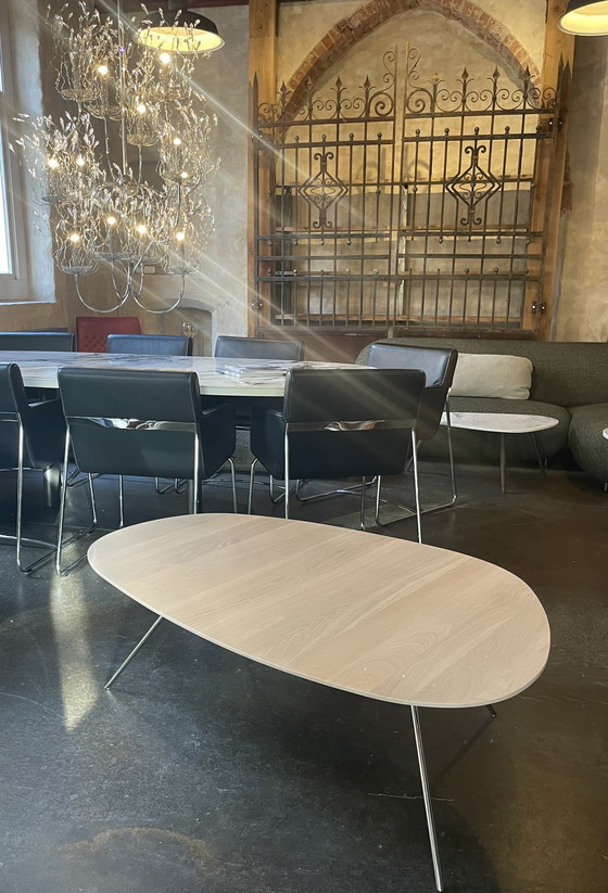 Image 1 of Leolux Liliom salontafel XL eiken white matt NIEUW