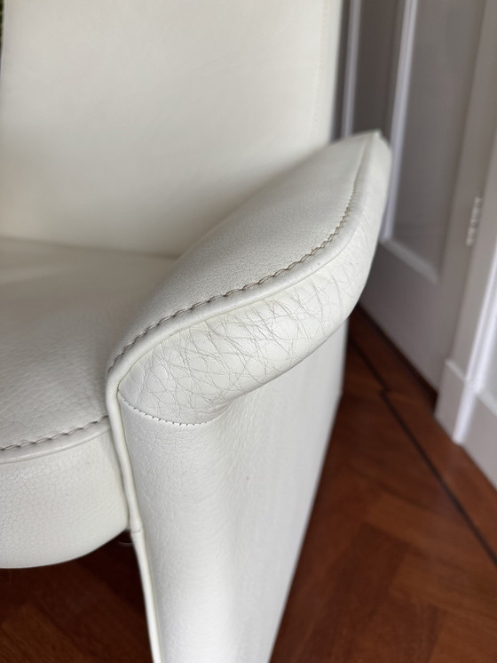 Image 1 of Fauteuil inclinable en cuir blanc DS50 de Sede