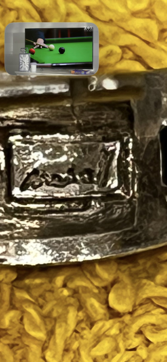 Image 1 of Elegante design oorringen met scharnieren • 925 sterling zilver