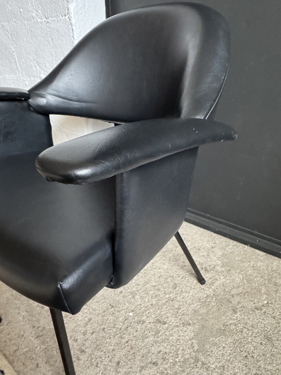 Image 1 of Black armchair from the 1950s