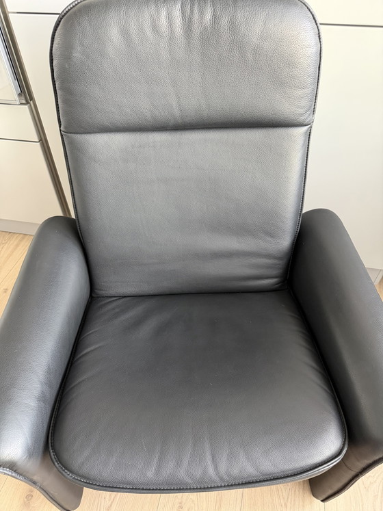 DeSede DS50 Zwart Leren Design Fauteuil – De Sede, Leather (photo 2 of 8)