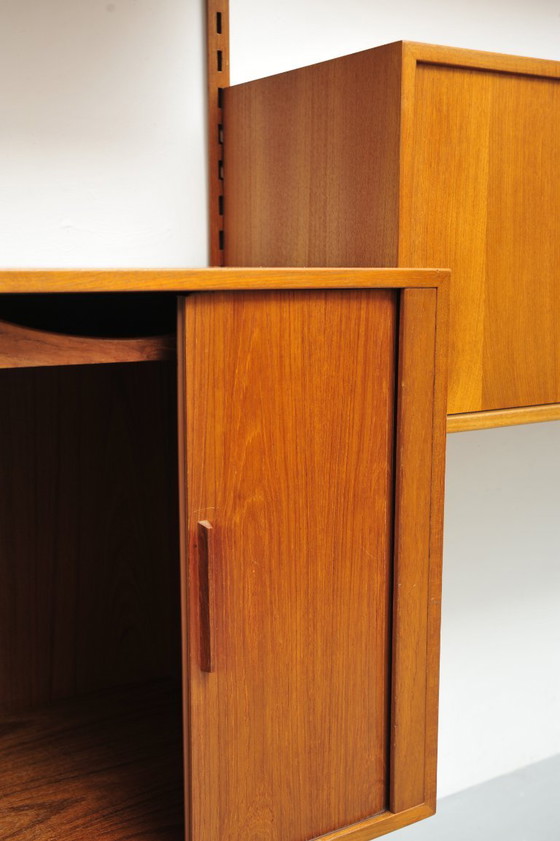 Danish Shelving System in Teak by Kai Kristiansen for Feldballes Møbelfabrik, 1960s, Shelving unit, Wood (photo 21 of 21)
