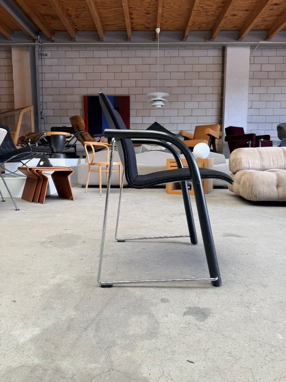 Silla Thonet S320 negra (Stock: 12) – Sillas de comedor, Metal, Textile (photo 5 of 13)