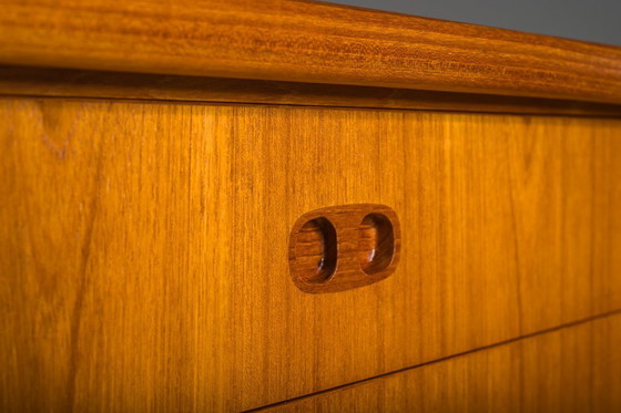 Image 1 of Buffet en teck moderne scandinave du Mid Century par Harry Østergaard pour Randers Møbelfabrik, années 1960