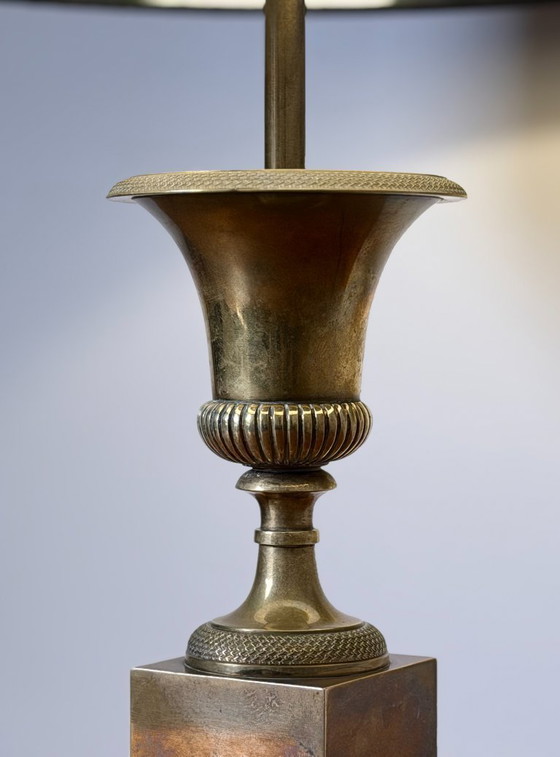Image 1 of "Medici Vase" Bronze Table Lamp by Maison Charles, France