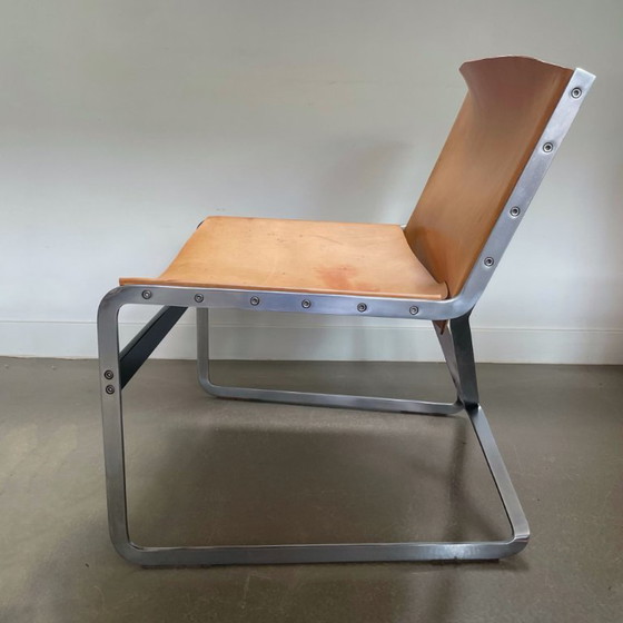 Image 1 of Loungefauteuil, model ‘Ra’, ontwerp Pierre Thielen, Studio Industrial Design voor Metz & Co, jaren 60