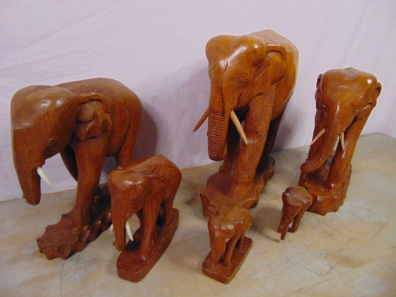 Image 1 of Collection d'éléphants de Thaïlande