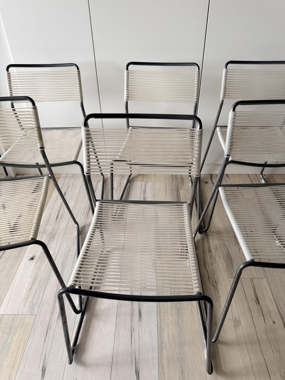 Image 1 of Ensemble de 6 chaises Melker de Lisa Norinder pour IKEA – Design scandinave spaghetti des années 1990