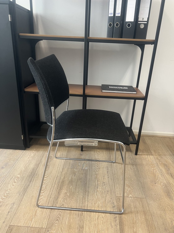Image 1 of Casala Curvy – Konferenzstuhl – Schwarzer Bezug – 4 Stück verfügbar