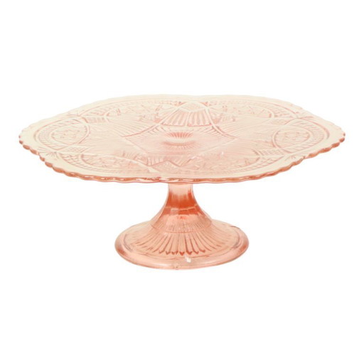 Art Deco Pink Cake Stand