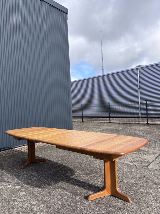 Vintage Dining Table Oak Extendable