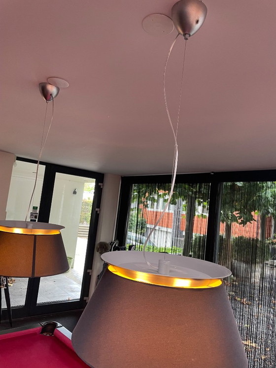 Due lampade a sospensione di design., DAB, Alluminio, Nero (foto 3 di 5)