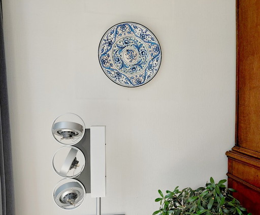 Piatto da parete spagnolo vintage 37 cm – Dipinto a mano Anni '70 – wanddecoratie, Ceramic (photo 2 of 8)