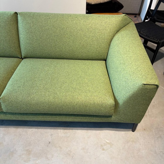 Pode Fold Divano a 3 posti, Sofà, Tessile, Metallo, Verde, Modern (foto 5 di 7)
