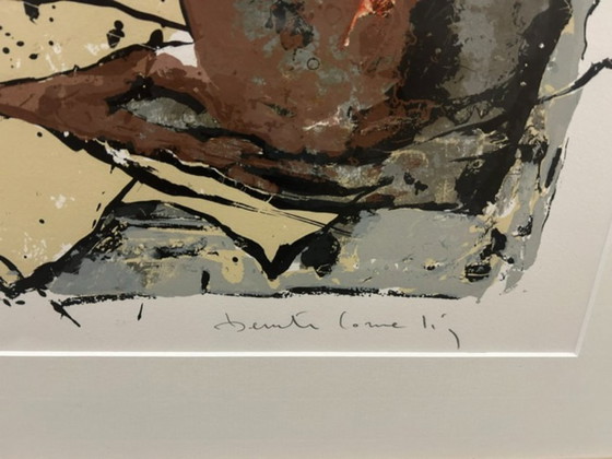 Abstracte Lithografie (Epreuve d'Artiste) - Beniti Cornelis – Litho's & Zeefdrukken, Paper (photo 3 of 13)