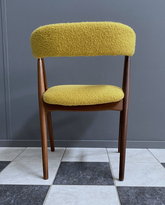 Image 1 of Sedia Thomas Harlev modello 205 per Farstrup in Boucle giallo