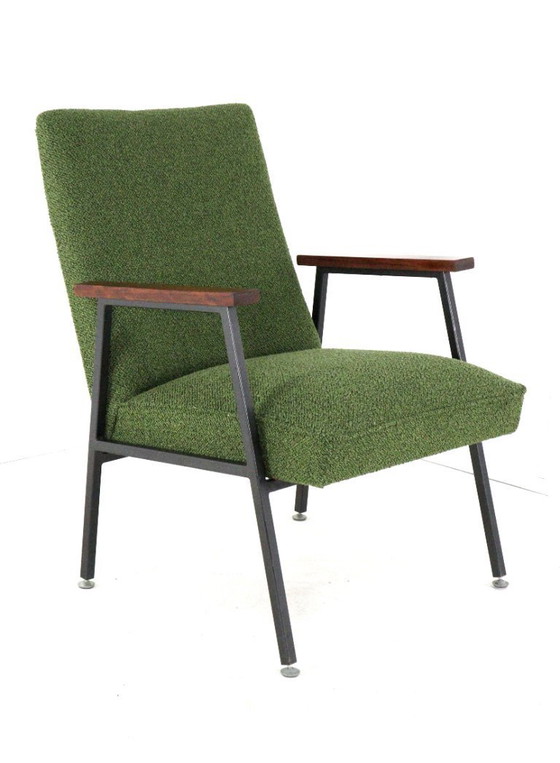 Image 1 of Gispen fauteuil vintage stoel nieuw gestoffeerd