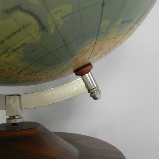 Image 1 of Rath Globe of papier-mâché on a wooden base, 1975