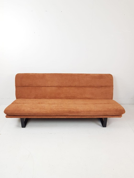Vintage Artifort Kho Liang Le Sofa Brown New Fabric – 3-5 seaters, Metal, Textile (photo 2 of 9)