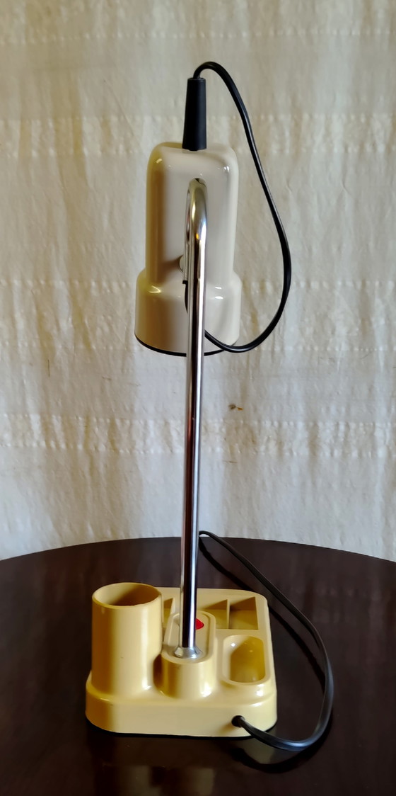 Gelede Bureaulamp - Jaren 80 Design – Leeslamp, Plastic (photo 7 of 10)