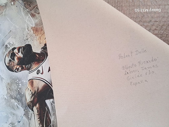Image 1 of Alberto RICARDO - Lebron James - Lienzo de artista
