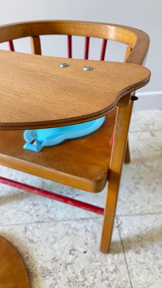 Image 1 of Poltrona per bambini in legno vintage Baumann