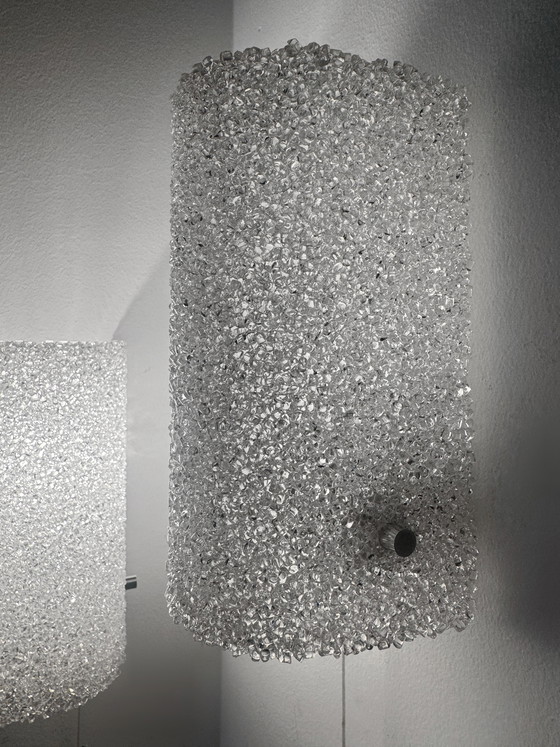 Image 1 of Perspex wandlampen uit de jaren 70