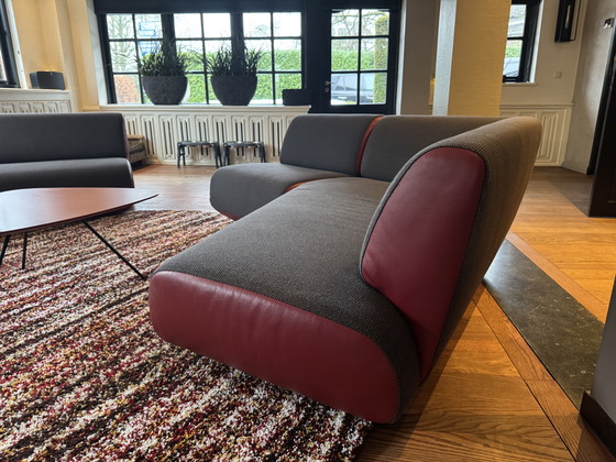 Image 1 of Leolux guadalupe fauteuil set (modulair) met salon tafel 