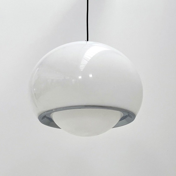Witte Bud hanglamp van Studio 6G voor Guzzini, jaren 70. – Hanglampen, Metal, Plastic (photo 2 of 7)