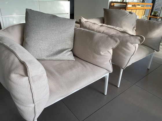 Image 1 of MDF Italia Yale Bank und 2 Stühle