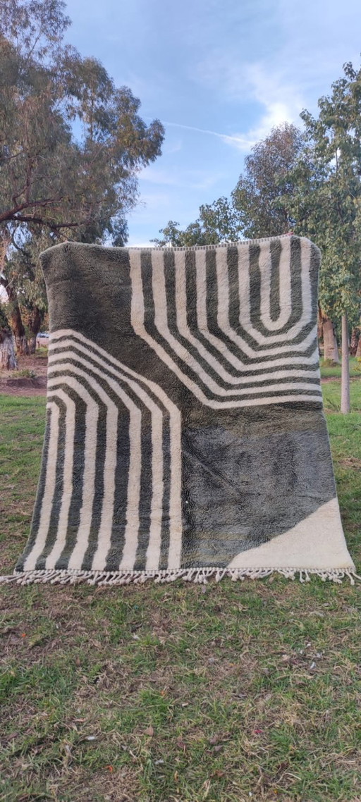 Alfombra Mrirt hecha a mano – Lana natural