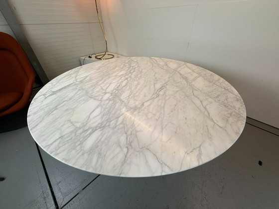 Image 1 of Table de salle à manger en marbre Eero Saarinen Knoll, années 1960