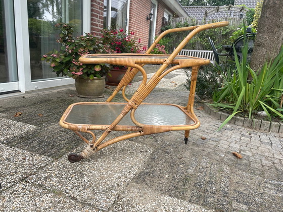 Desserte des années 60 – Role Rotan, Rotin (photo 6 of 9)