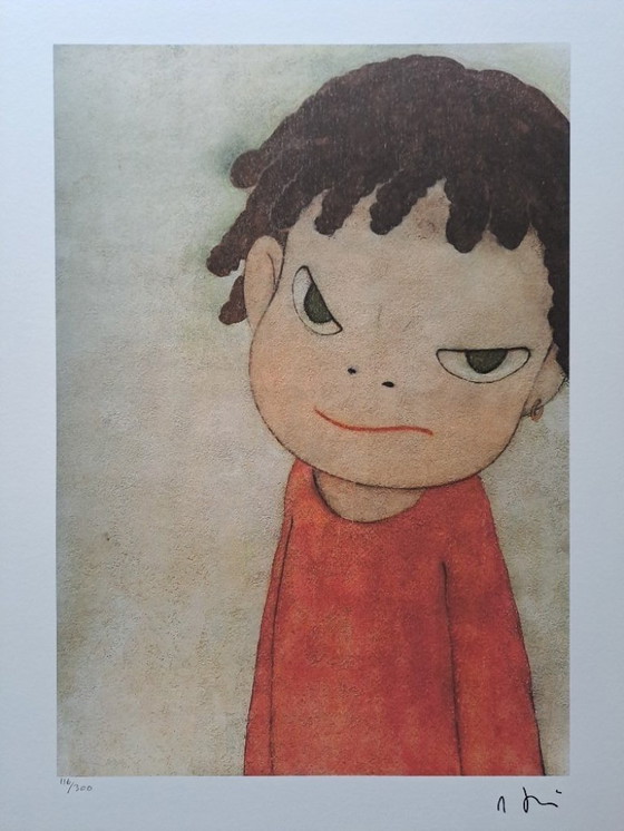 Image 1 of Nach Nara Yoshitomo, Wütend, 1990er Jahre, Lithografie in limitierter Auflage