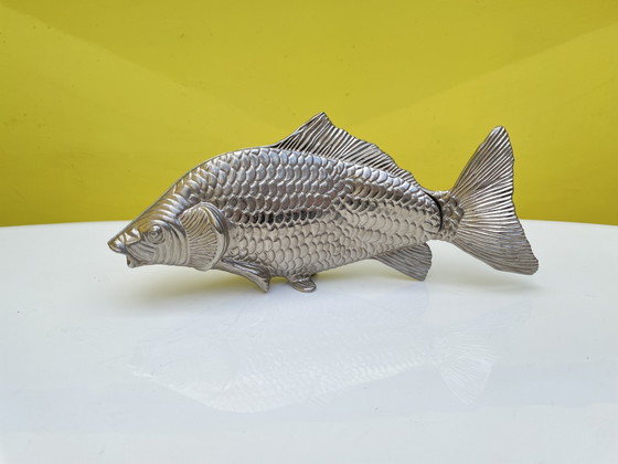 Image 1 of Fish/Carp Napkin Holder “Modelo Depositato”. (Italian design patent)