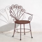 Vintage iron garden chair (c.1950) – Dining chairs, Industrieel (photo 6 of 35)