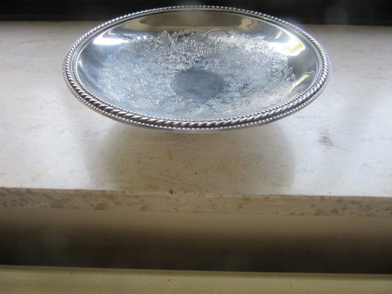 Image 1 of Ciotola da portata con piedistallo, marcata Made in England E.P.B. vintage