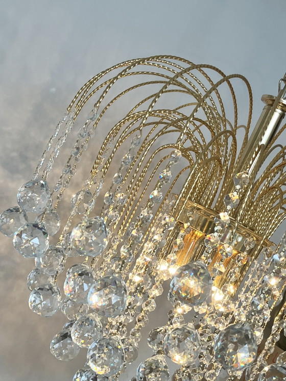 Image 1 of Lampadario vintage SWAROVSKI STRASS di taglia XL