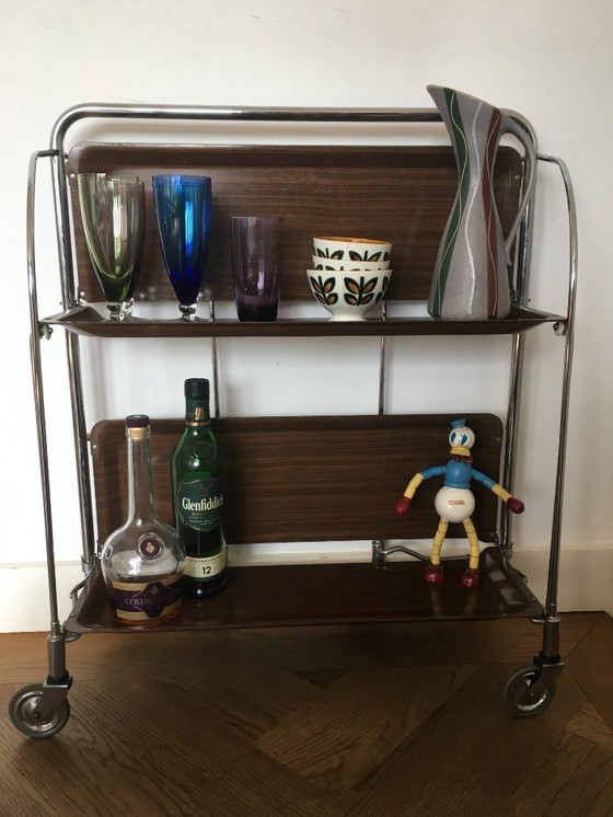 Image 1 of Chariot de service vintage Bremshey & Co 