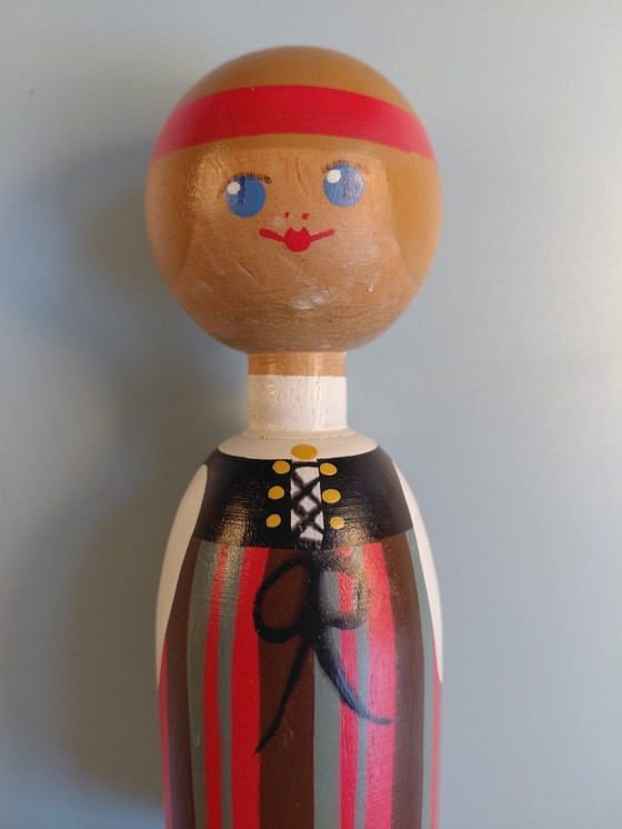 Image 1 of Vintage Kupittaan Savi houten pop – Finland 1960s – model 1420 – Scandinavisch design