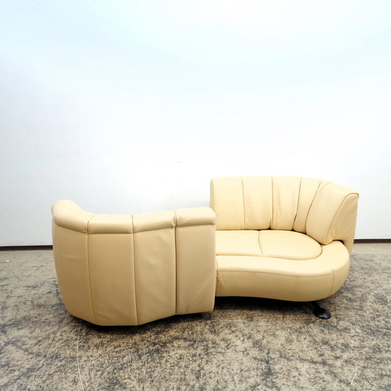 Image 1 of De Sede ds 164 designer sofa leather sofa couch functional sofa daybed