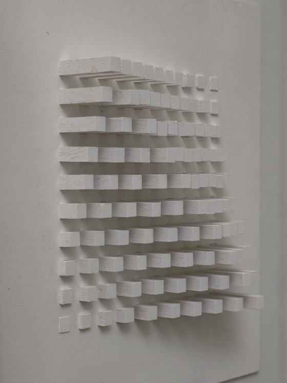 Image 1 of Rilievo murale costruttivo bianco, Zero Art