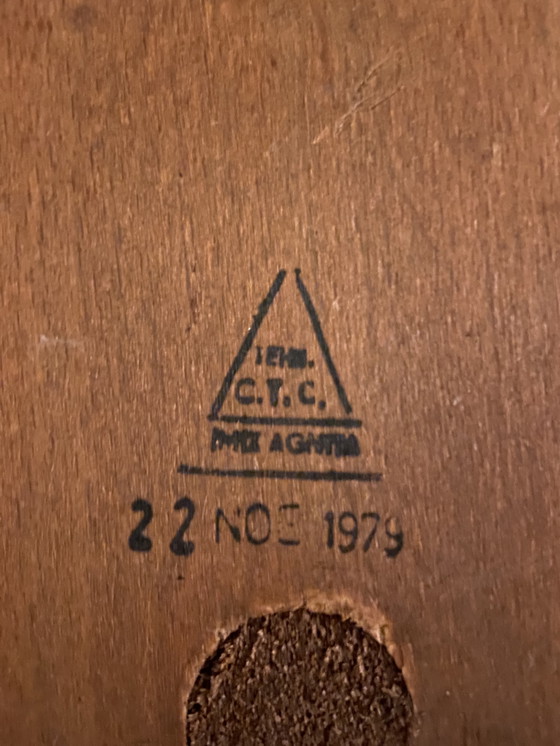 Image 1 of Magnifico tavolino/tavolino vintage in legno, stile classico (1979)